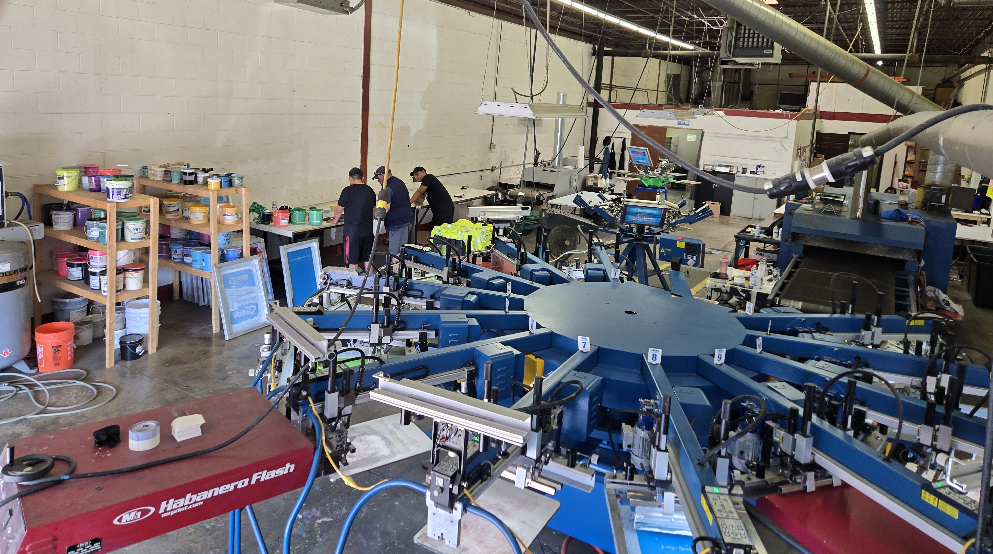 SBI Tees Production Floor
